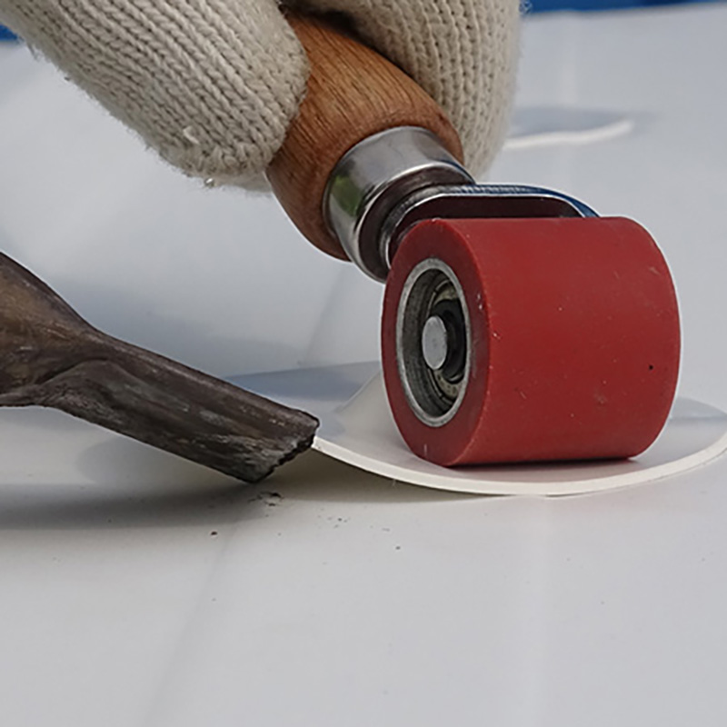 TPO waterproof membrane combined with roofing tiles