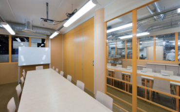 Application of wood grain coated steel sheets in architectural decoration