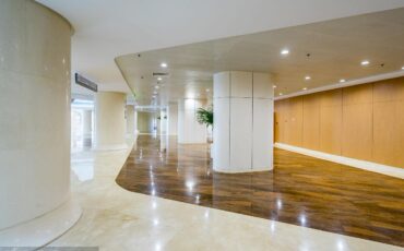 Why are special materials used in hospital renovations?